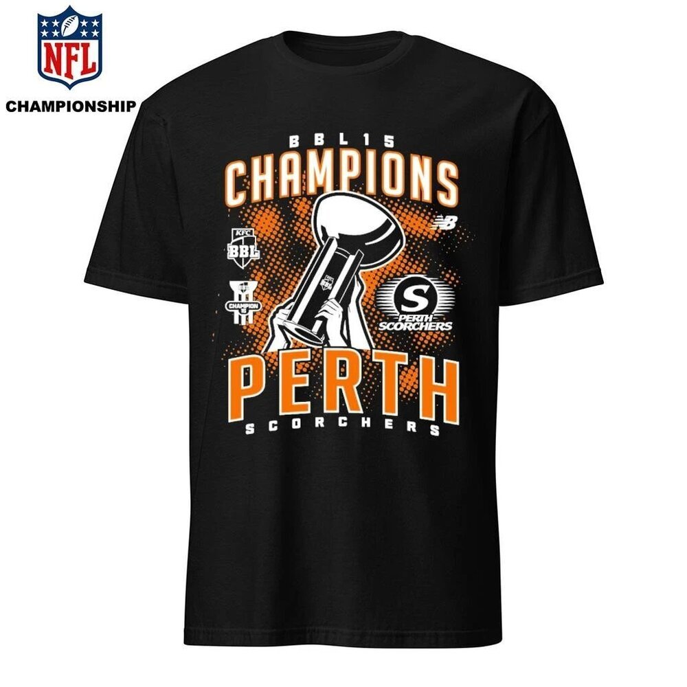 Perth Scorchers BBL 2026 Champions T Shirt 90